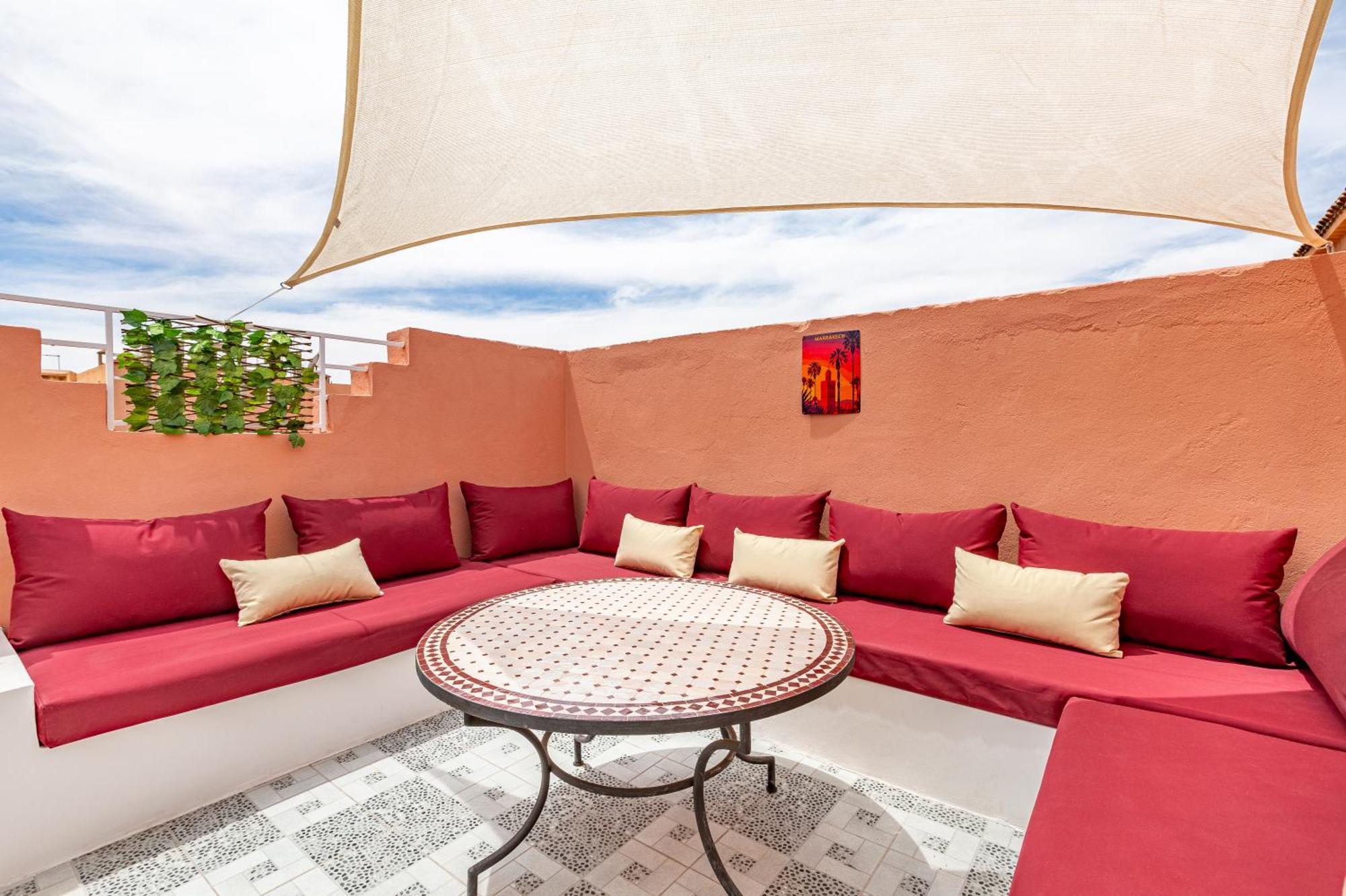 Appart Hôtel avec Terrasse et JACUZZI PRIVE Marraquexe Exterior foto