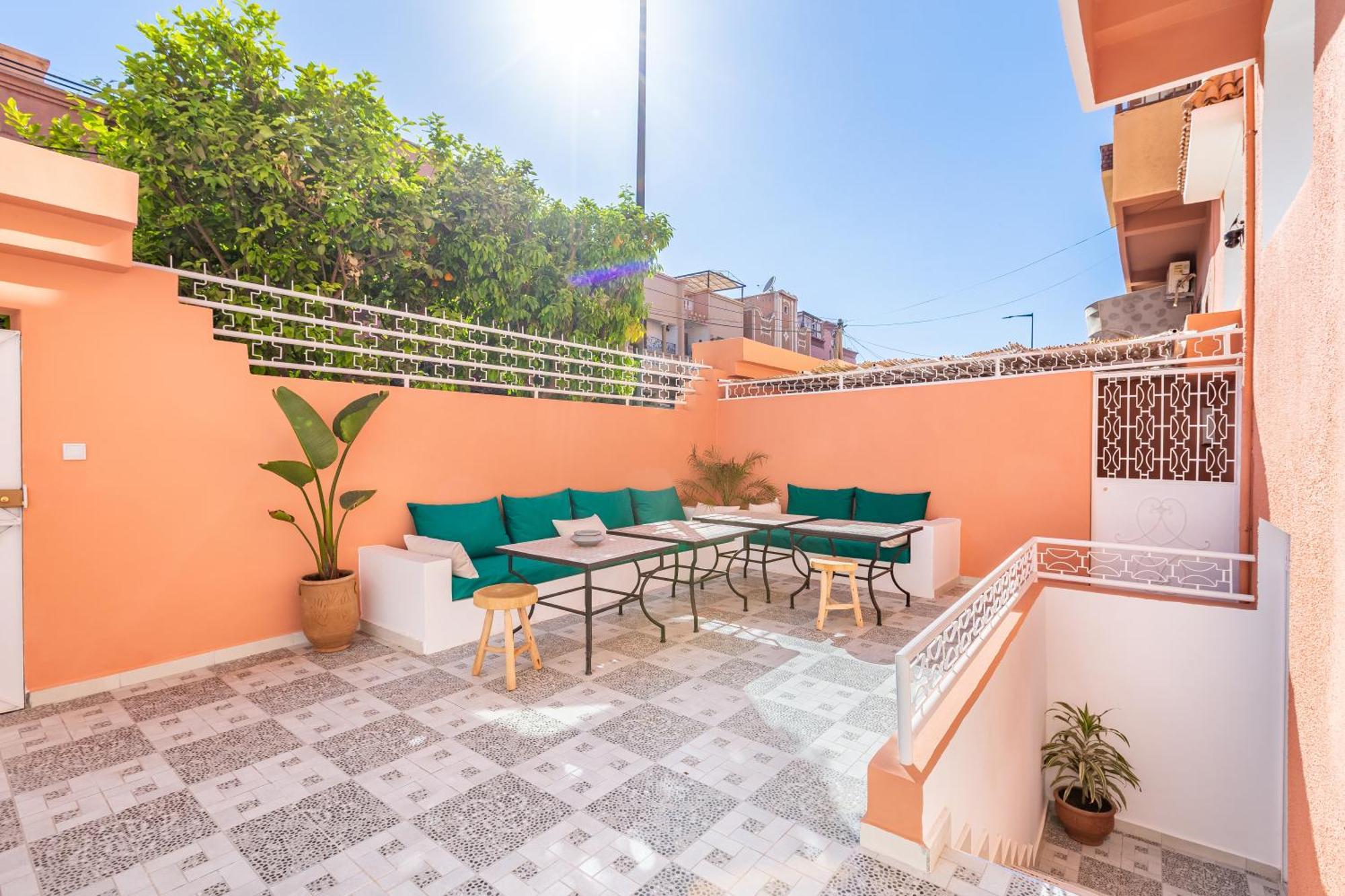 Appart Hôtel avec Terrasse et JACUZZI PRIVE Marraquexe Exterior foto
