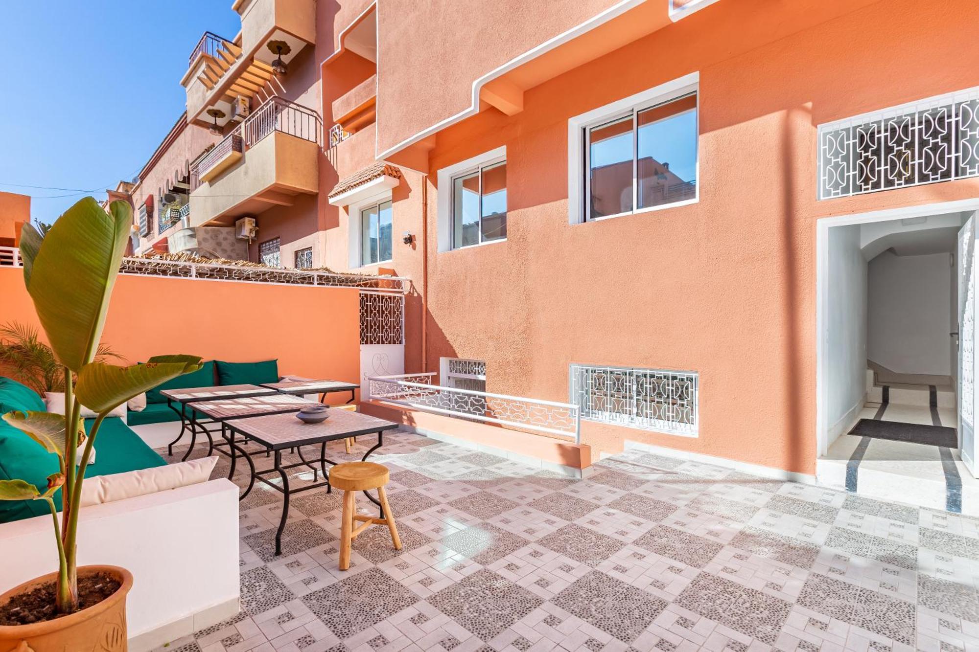 Appart Hôtel avec Terrasse et JACUZZI PRIVE Marraquexe Exterior foto