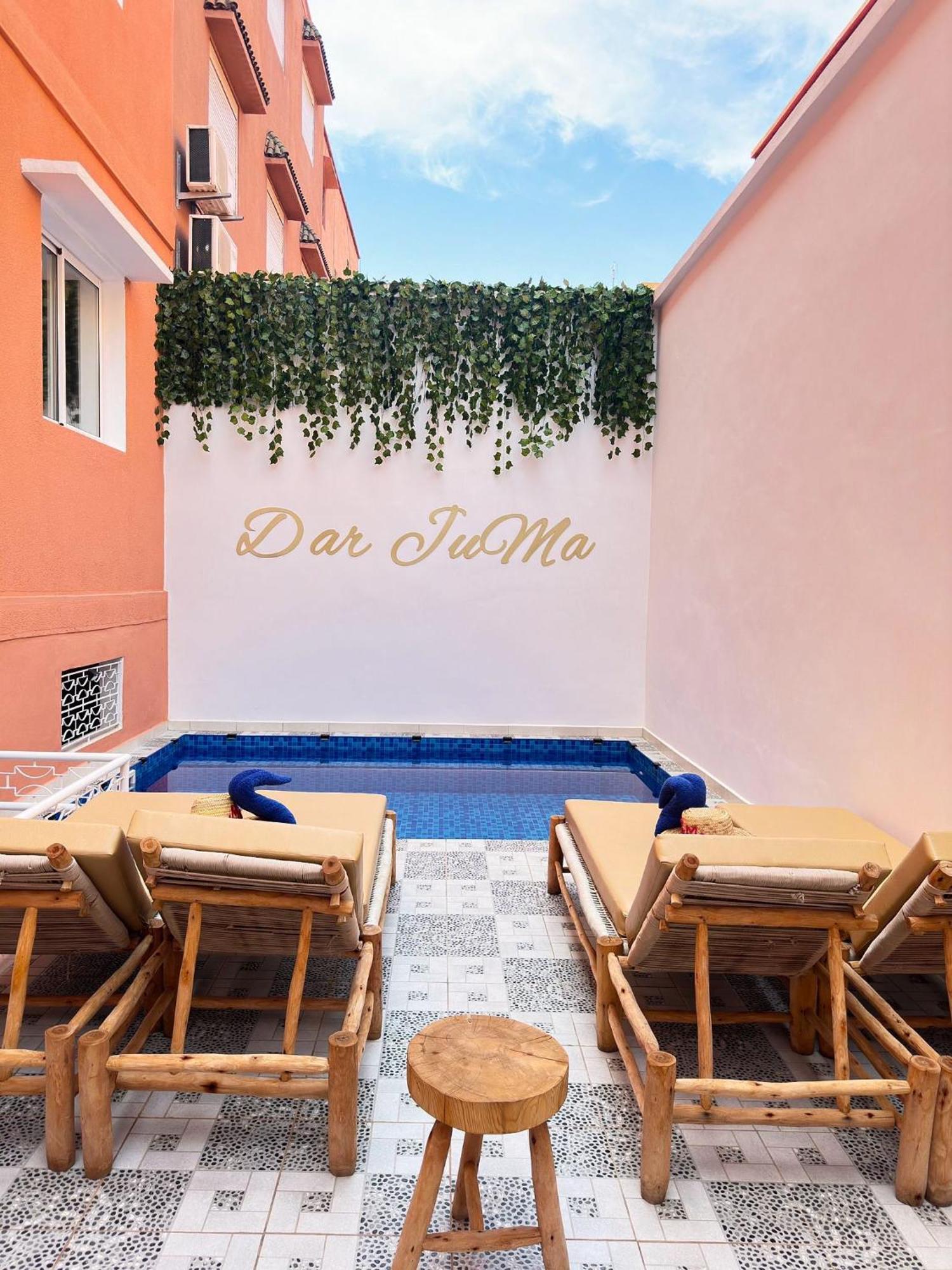 Appart Hôtel avec Terrasse et JACUZZI PRIVE Marraquexe Exterior foto